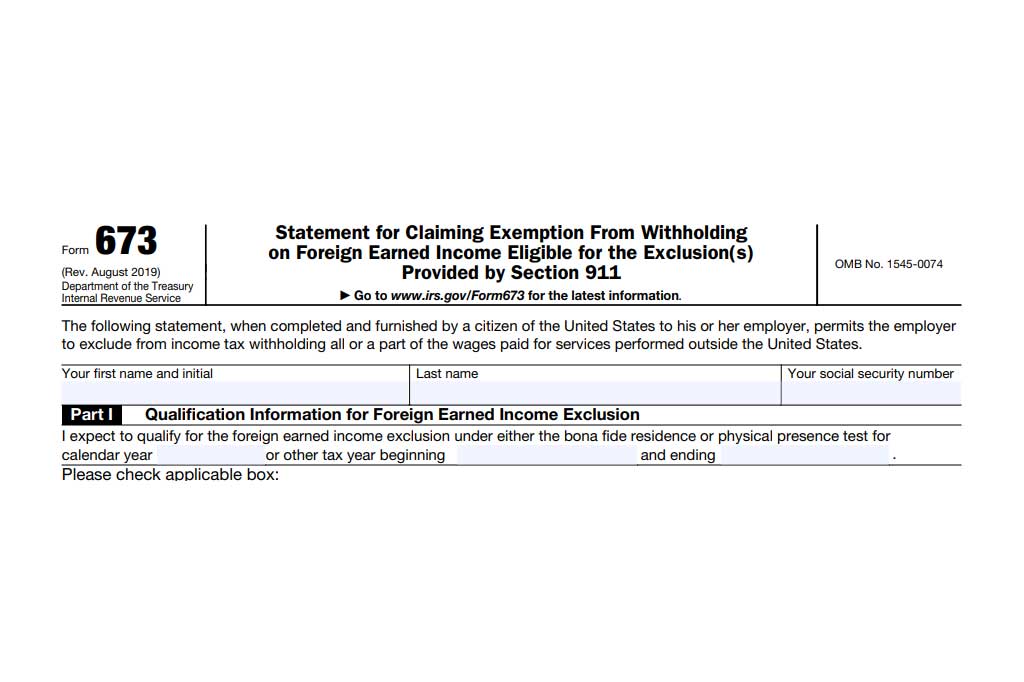 FAQ: Understanding Form 673 and Its Role in U.S. Taxation for Citizens Employed Abroad