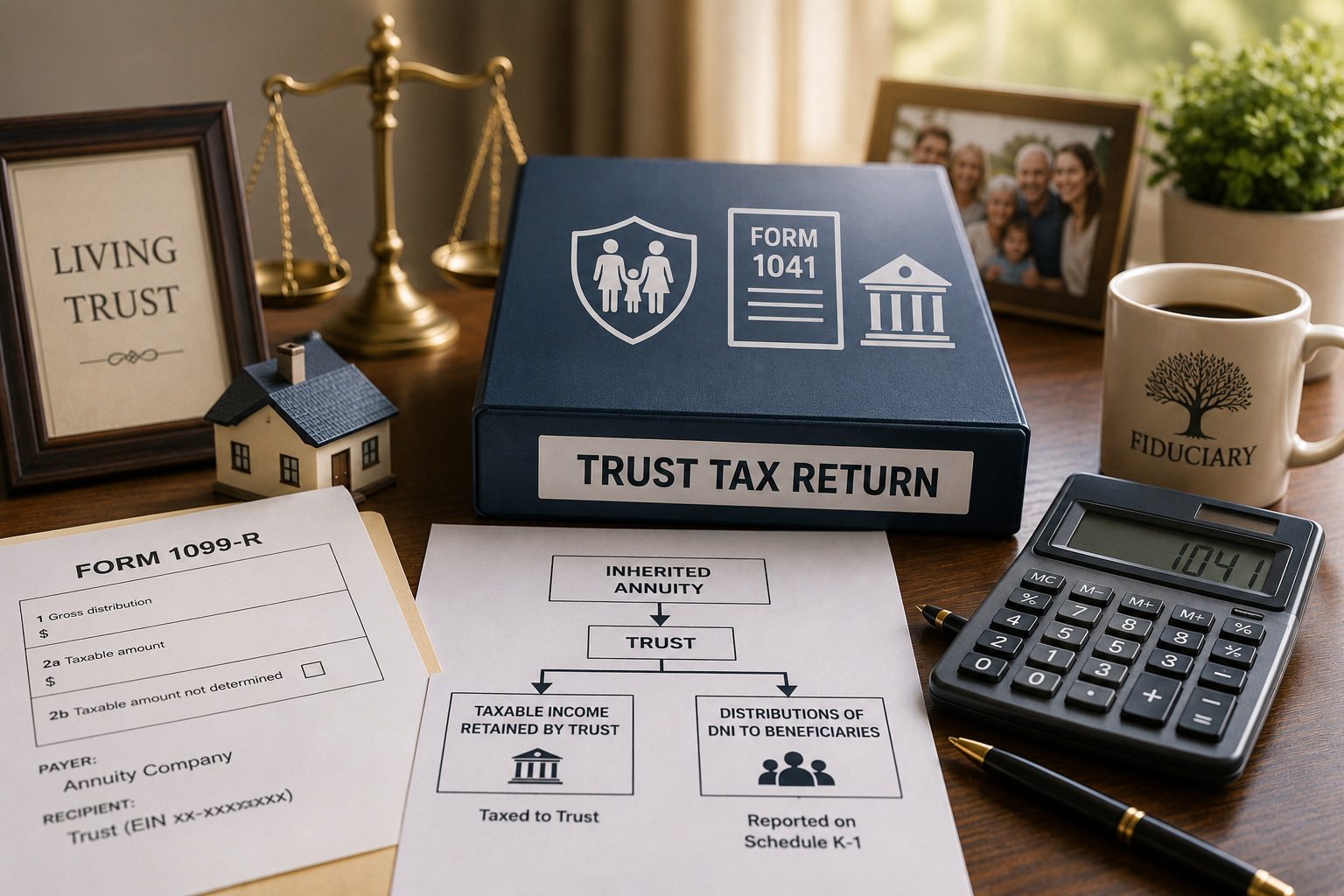 Who Pays Tax on an Inherited Annuity Paid to a Trust?
